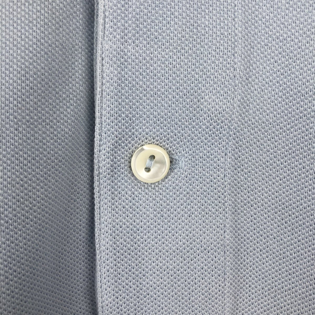 Lacoste CLASSIC FIT Short-Sleeve Polo Shirt, Men's Size S (approx.) cotton Blue type light blue Vintage Second Hand