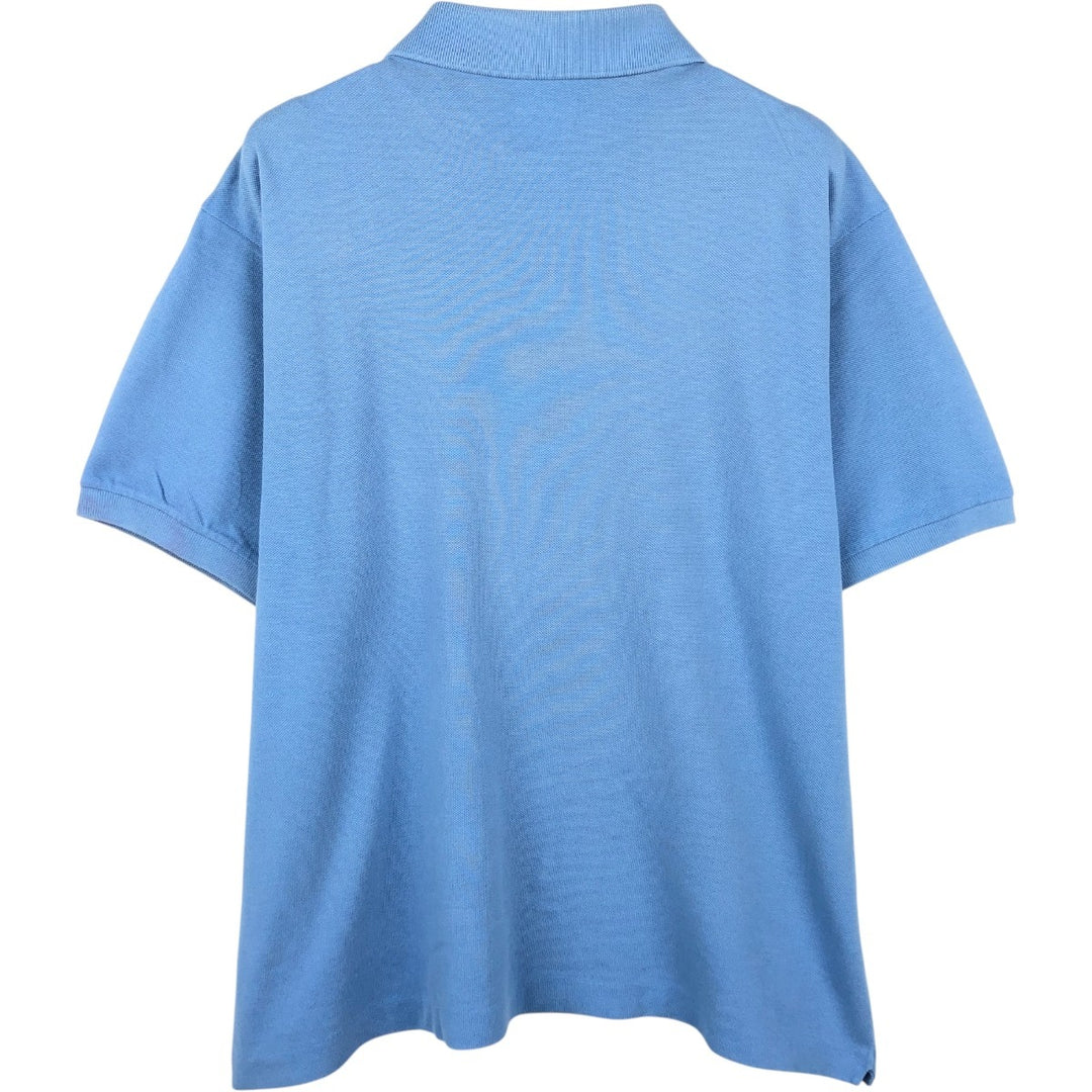 Lacoste LACOSTE French design short sleeve polo shirt size 6 men's XL equivalent cotton Blue type light blue Vintage Second Hand