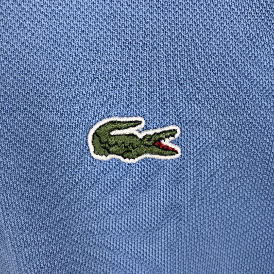 Lacoste LACOSTE French design short sleeve polo shirt size 6 men's XL equivalent cotton Blue type light blue Vintage Second Hand