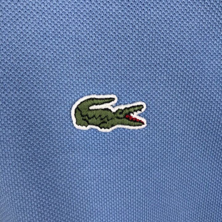 Lacoste LACOSTE French design short sleeve polo shirt size 6 men's XL equivalent cotton Blue type light blue Vintage Second Hand