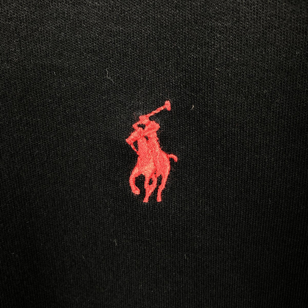 Ralph Lauren POLO by Ralph Lauren short sleeve polo shirt, men's size L cotton black type Vintage Second Hand