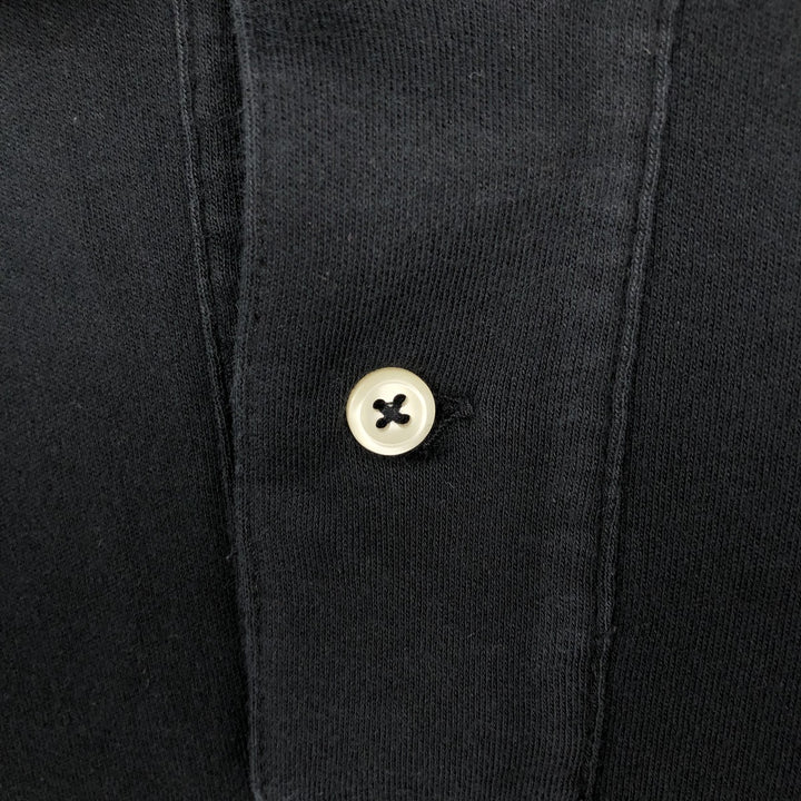 Ralph Lauren POLO by Ralph Lauren short sleeve polo shirt, men's size L cotton black type Vintage Second Hand