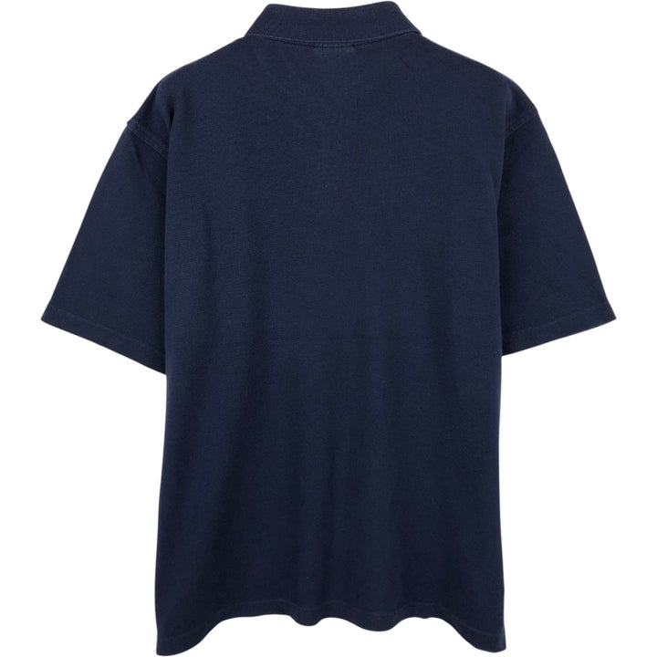 Lacoste LACOSTE French design short sleeve polo shirt men's size L cotton navy blue type Vintage Second Hand