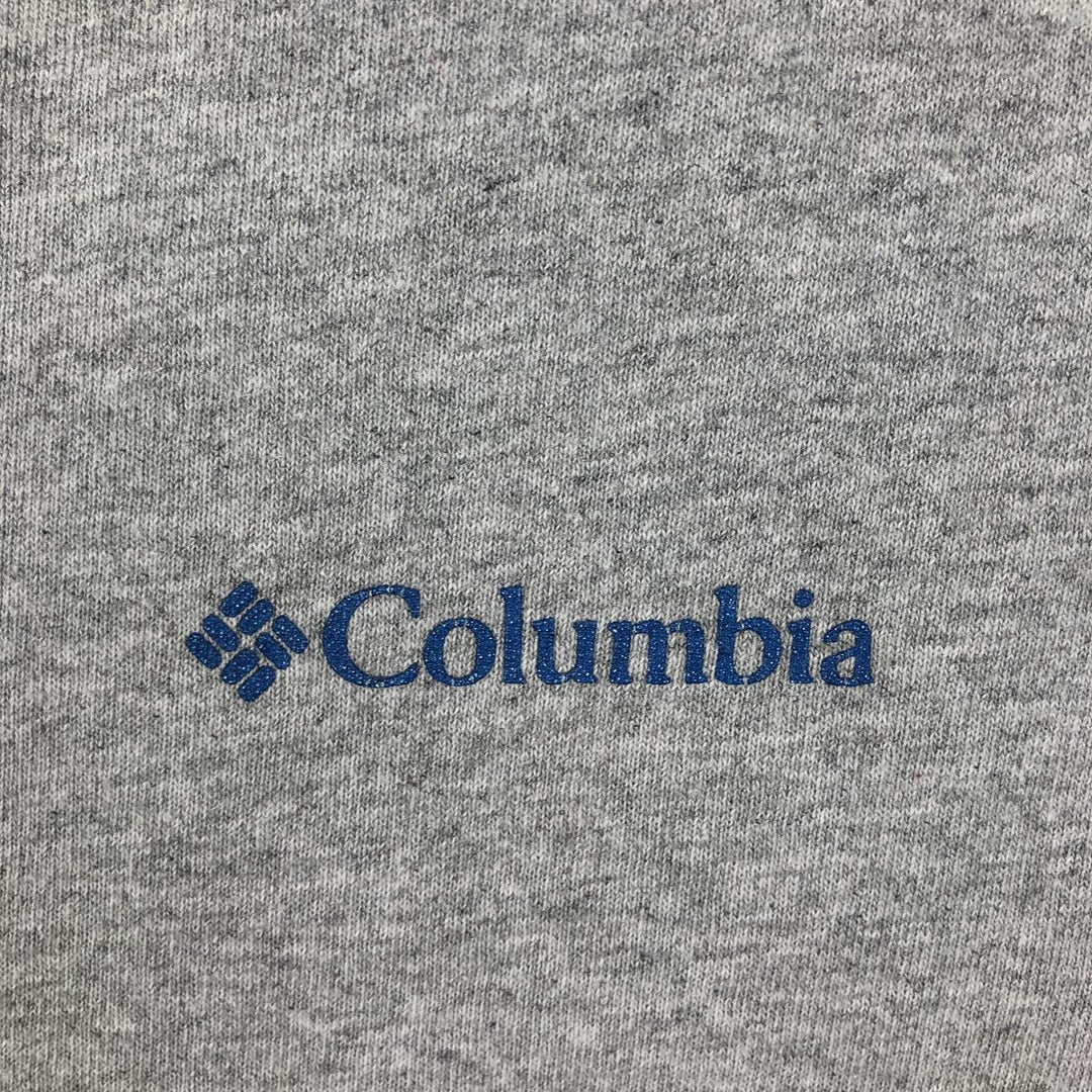 Columbia Short-Sleeve Printed T-Shirt, Men's Size XL (approx.) cotton gray type Vintage Second Hand