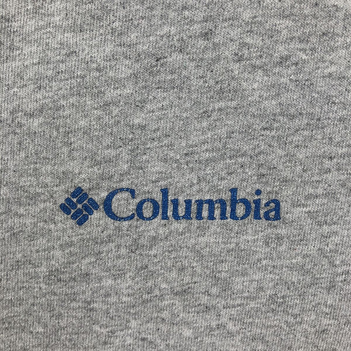 Columbia Short-Sleeve Printed T-Shirt, Men's Size XL (approx.) cotton gray type Vintage Second Hand