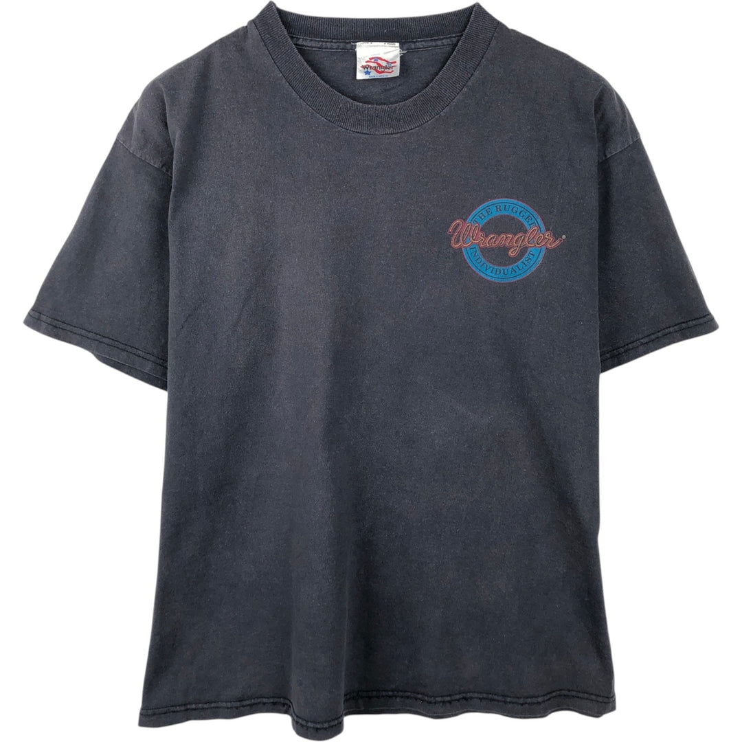 Wrangler Short-Sleeve T-Shirt, Men's Size XL unclear Charcoal Vintage Second Hand