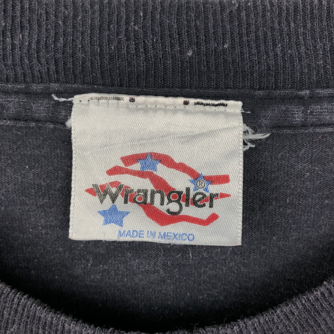 Wrangler Short-Sleeve T-Shirt, Men's Size XL unclear Charcoal Vintage Second Hand
