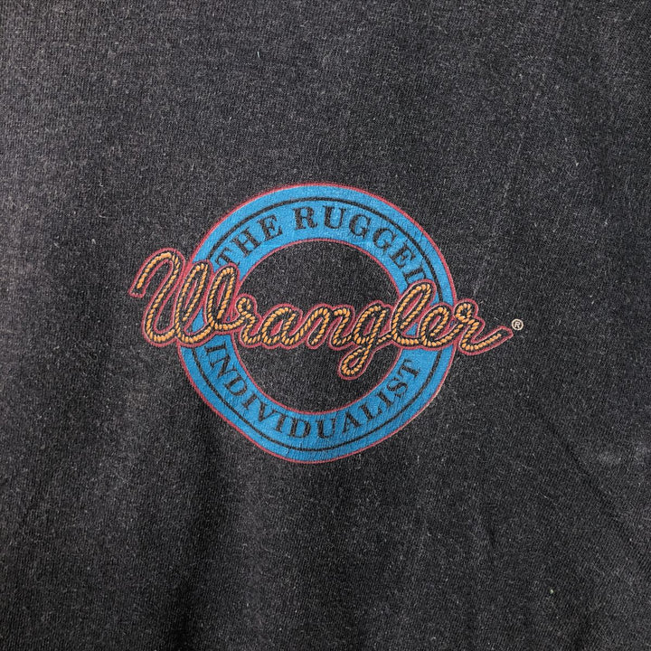 Wrangler Short-Sleeve T-Shirt, Men's Size XL unclear Charcoal Vintage Second Hand