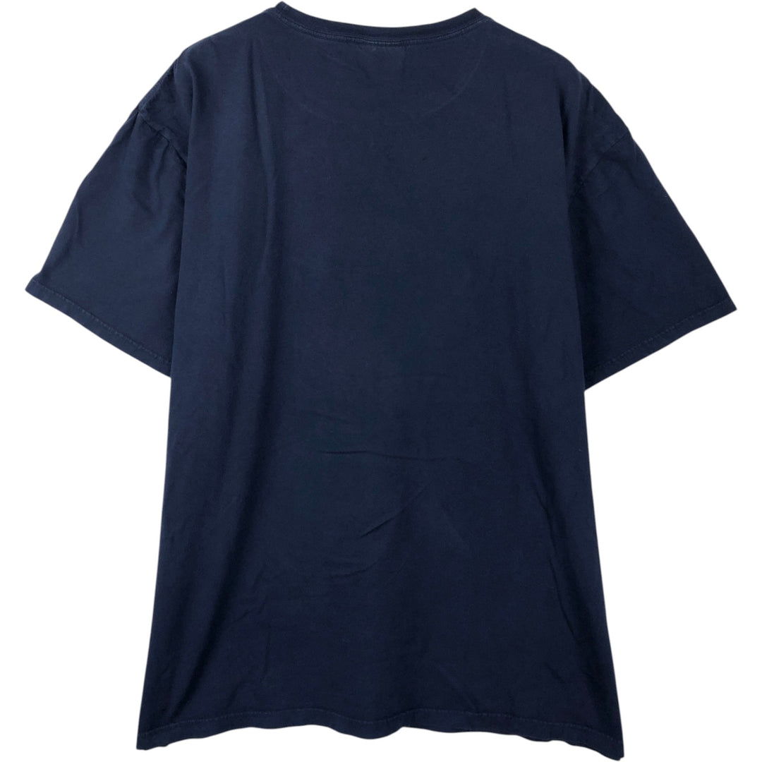 Ralph Lauren POLO by Ralph Lauren short sleeve one point logo T-shirt men's L size cotton navy blue type Vintage Second Hand