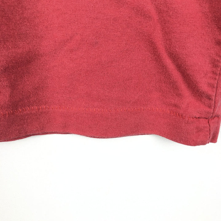 Ralph Lauren POLO JEANS COMPANY Short Sleeve Printed T-Shirt Men's XL cotton red type reddish brown Vintage Second Hand