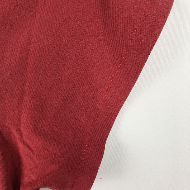 Ralph Lauren POLO JEANS COMPANY Short Sleeve Printed T-Shirt Men's XL cotton red type reddish brown Vintage Second Hand