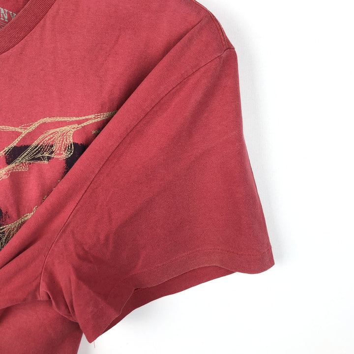 Ralph Lauren POLO JEANS COMPANY Short Sleeve Printed T-Shirt Men's XL cotton red type reddish brown Vintage Second Hand
