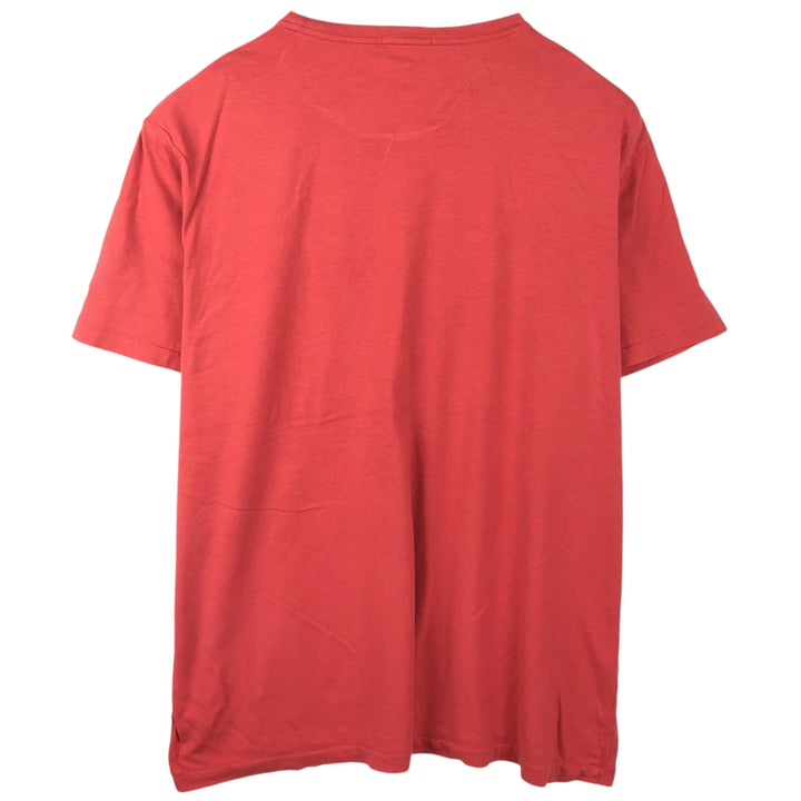 Ralph Lauren POLO RALPH LAUREN Short-Sleeve Logo T-Shirt, Men's Size XXL (approx.) cotton red type Vintage Second Hand