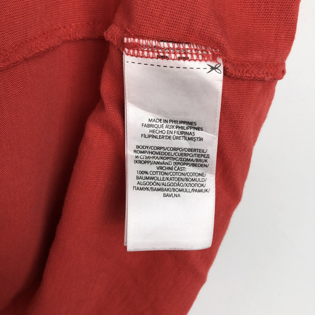Ralph Lauren POLO RALPH LAUREN Short-Sleeve Logo T-Shirt, Men's Size XXL (approx.) cotton red type Vintage Second Hand