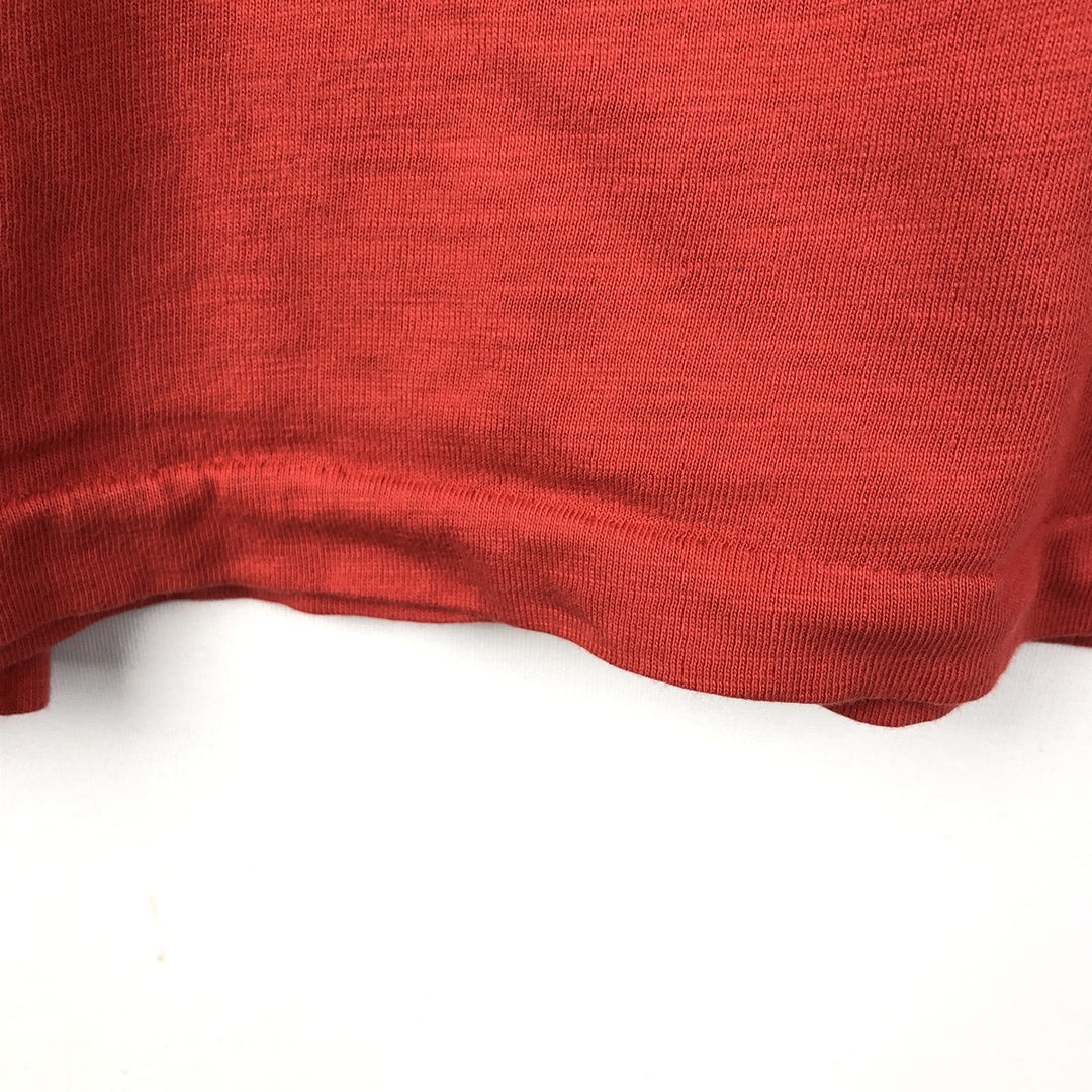 Ralph Lauren POLO RALPH LAUREN Short-Sleeve Logo T-Shirt, Men's Size XXL (approx.) cotton red type Vintage Second Hand