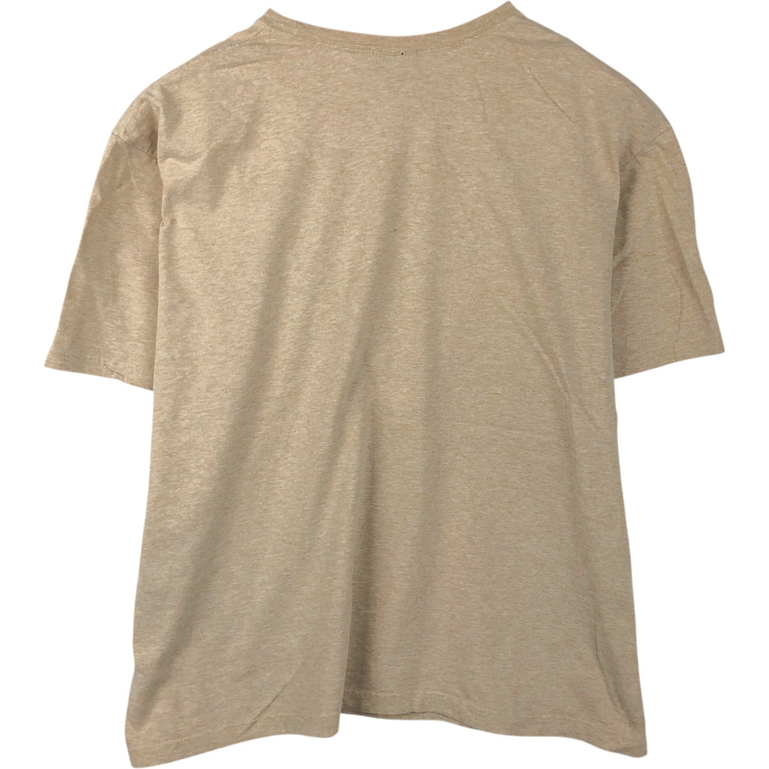 Ralph Lauren POLO by Ralph Lauren short sleeve one point logo T-shirt men's L size cotton Beige type Vintage Second Hand
