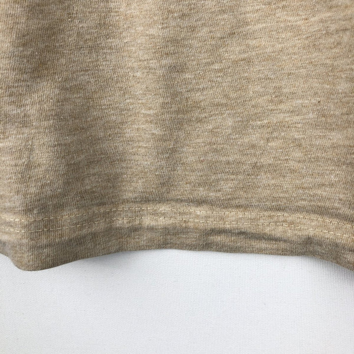 Ralph Lauren POLO by Ralph Lauren short sleeve one point logo T-shirt men's L size cotton Beige type Vintage Second Hand