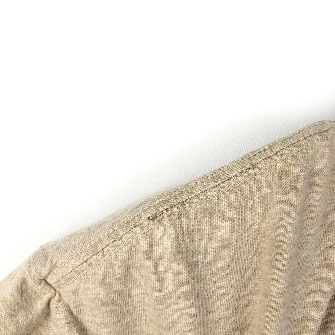 Ralph Lauren POLO by Ralph Lauren short sleeve one point logo T-shirt men's L size cotton Beige type Vintage Second Hand