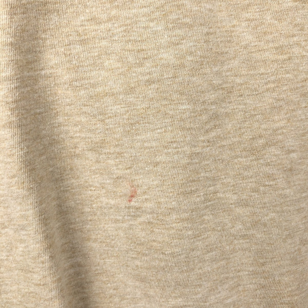 Ralph Lauren POLO by Ralph Lauren short sleeve one point logo T-shirt men's L size cotton Beige type Vintage Second Hand