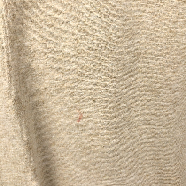Ralph Lauren POLO by Ralph Lauren short sleeve one point logo T-shirt men's L size cotton Beige type Vintage Second Hand