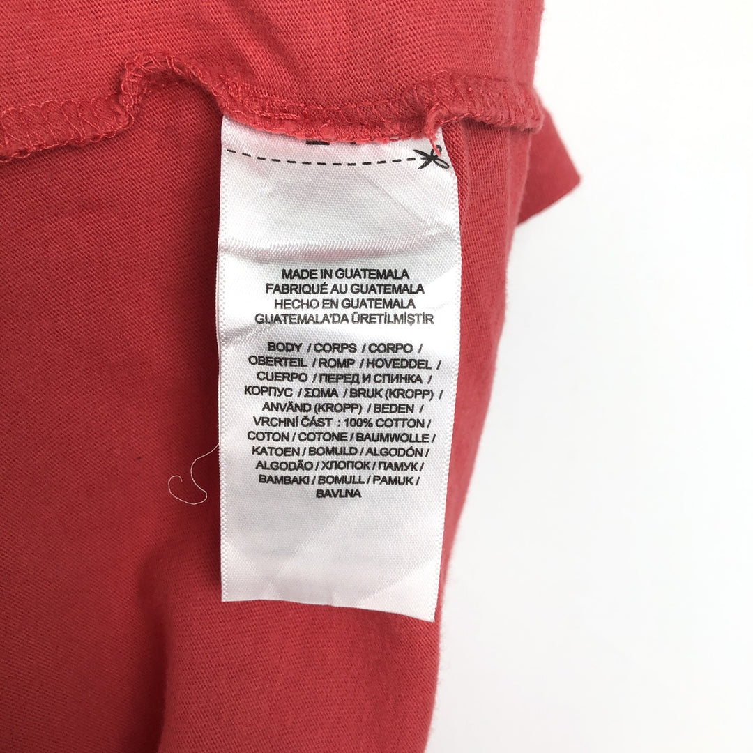 Ralph Lauren POLO RALPH LAUREN CLASSIC FIT short-sleeved logo T-shirt, men's size XL cotton red type Vintage Second Hand