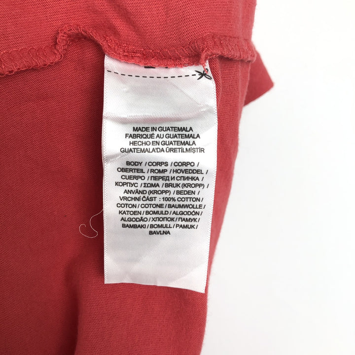Ralph Lauren POLO RALPH LAUREN CLASSIC FIT short-sleeved logo T-shirt, men's size XL cotton red type Vintage Second Hand