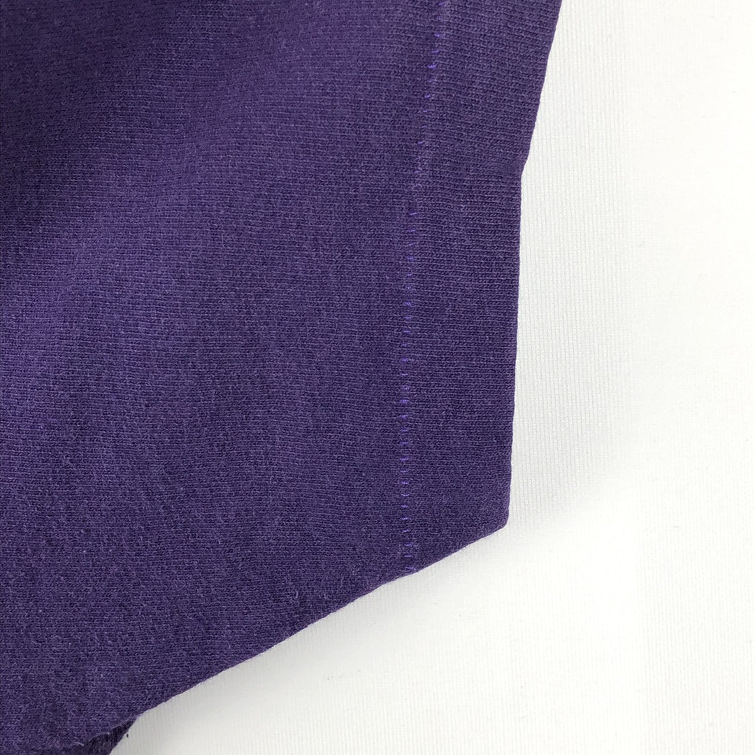 Calvin Klein Jeans Short-Sleeve Logo T-Shirt, Made in USA, Men's Size L (approx.) cotton purple type Vintage Second Hand