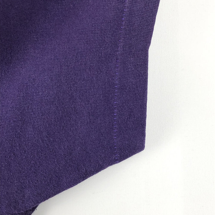 Calvin Klein Jeans Short-Sleeve Logo T-Shirt, Made in USA, Men's Size L (approx.) cotton purple type Vintage Second Hand