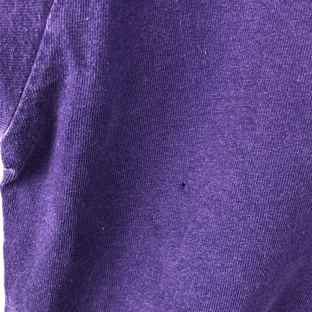Calvin Klein Jeans Short-Sleeve Logo T-Shirt, Made in USA, Men's Size L (approx.) cotton purple type Vintage Second Hand