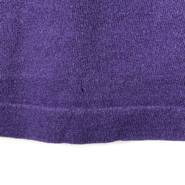 Calvin Klein Jeans Short-Sleeve Logo T-Shirt, Made in USA, Men's Size L (approx.) cotton purple type Vintage Second Hand