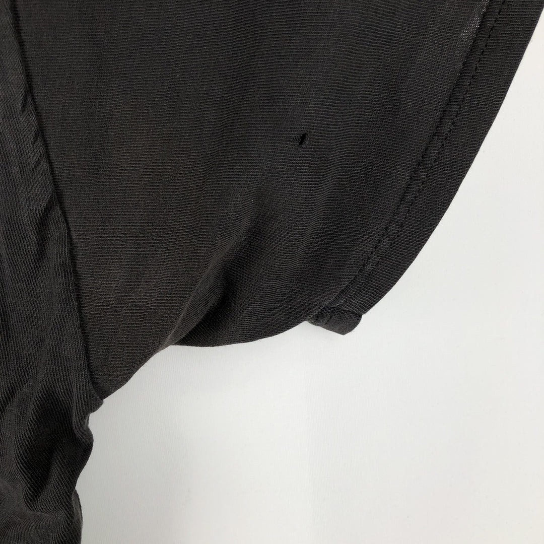 Stussy short-sleeved printed T-shirt, men's size L (approx.) cotton black type Vintage Second Hand