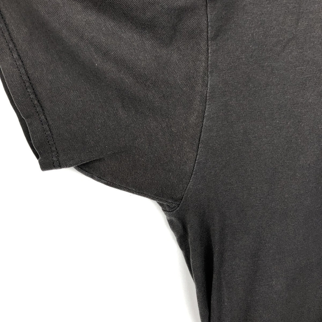 Stussy short-sleeved printed T-shirt, men's size L (approx.) cotton black type Vintage Second Hand