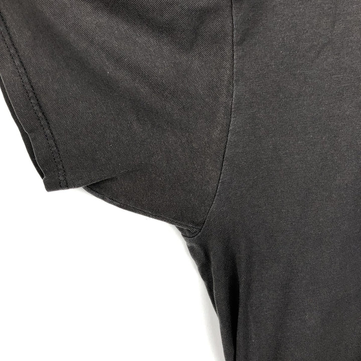 Stussy short-sleeved printed T-shirt, men's size L (approx.) cotton black type Vintage Second Hand