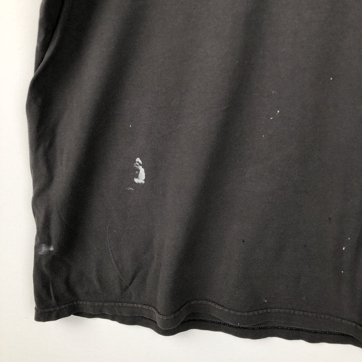 Stussy short-sleeved printed T-shirt, men's size L (approx.) cotton black type Vintage Second Hand