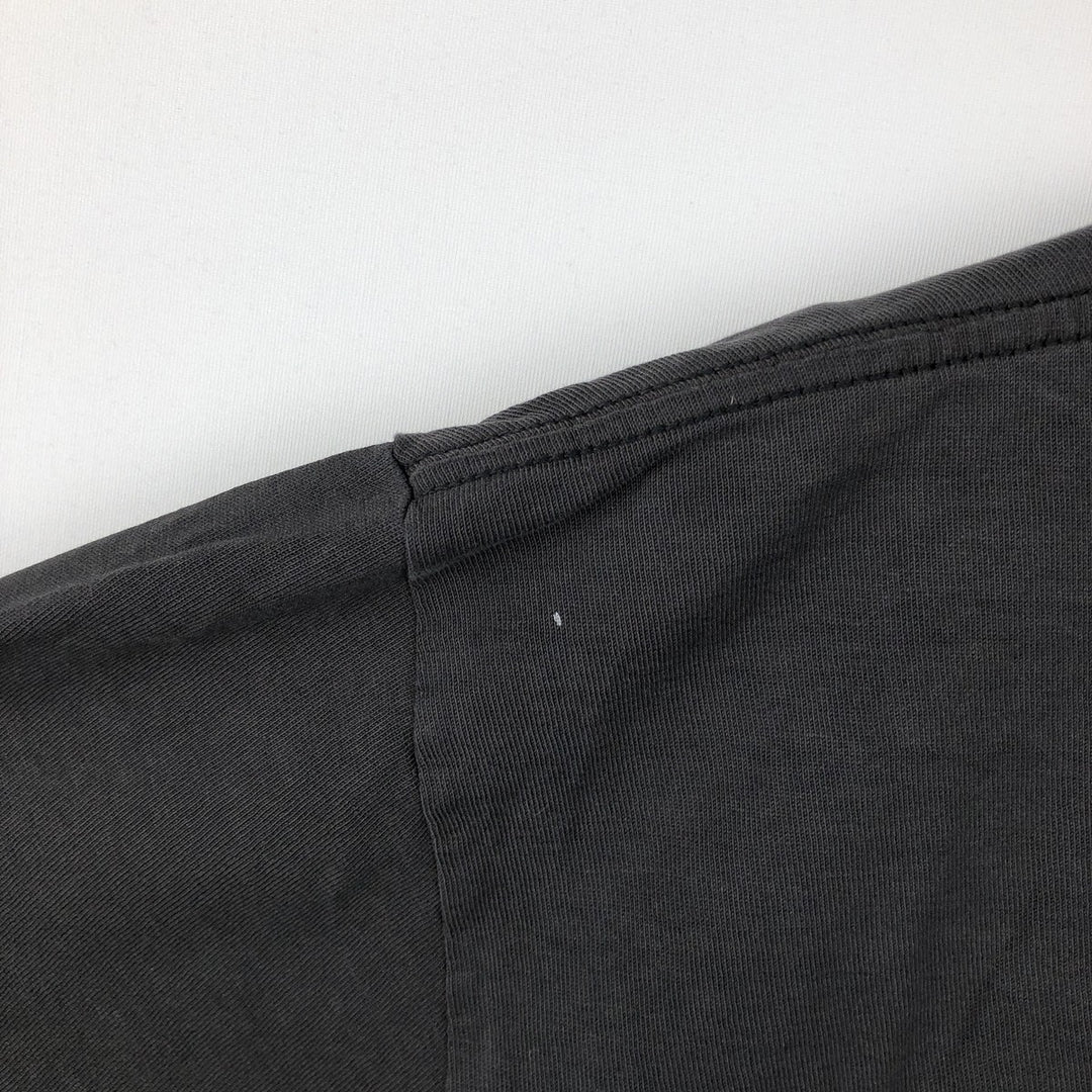 Stussy short-sleeved printed T-shirt, men's size L (approx.) cotton black type Vintage Second Hand