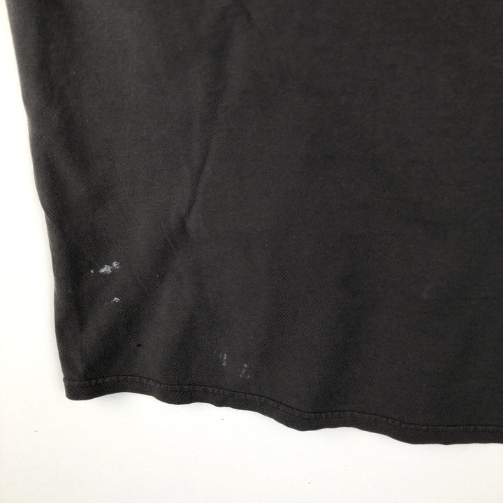 Stussy short-sleeved printed T-shirt, men's size L (approx.) cotton black type Vintage Second Hand