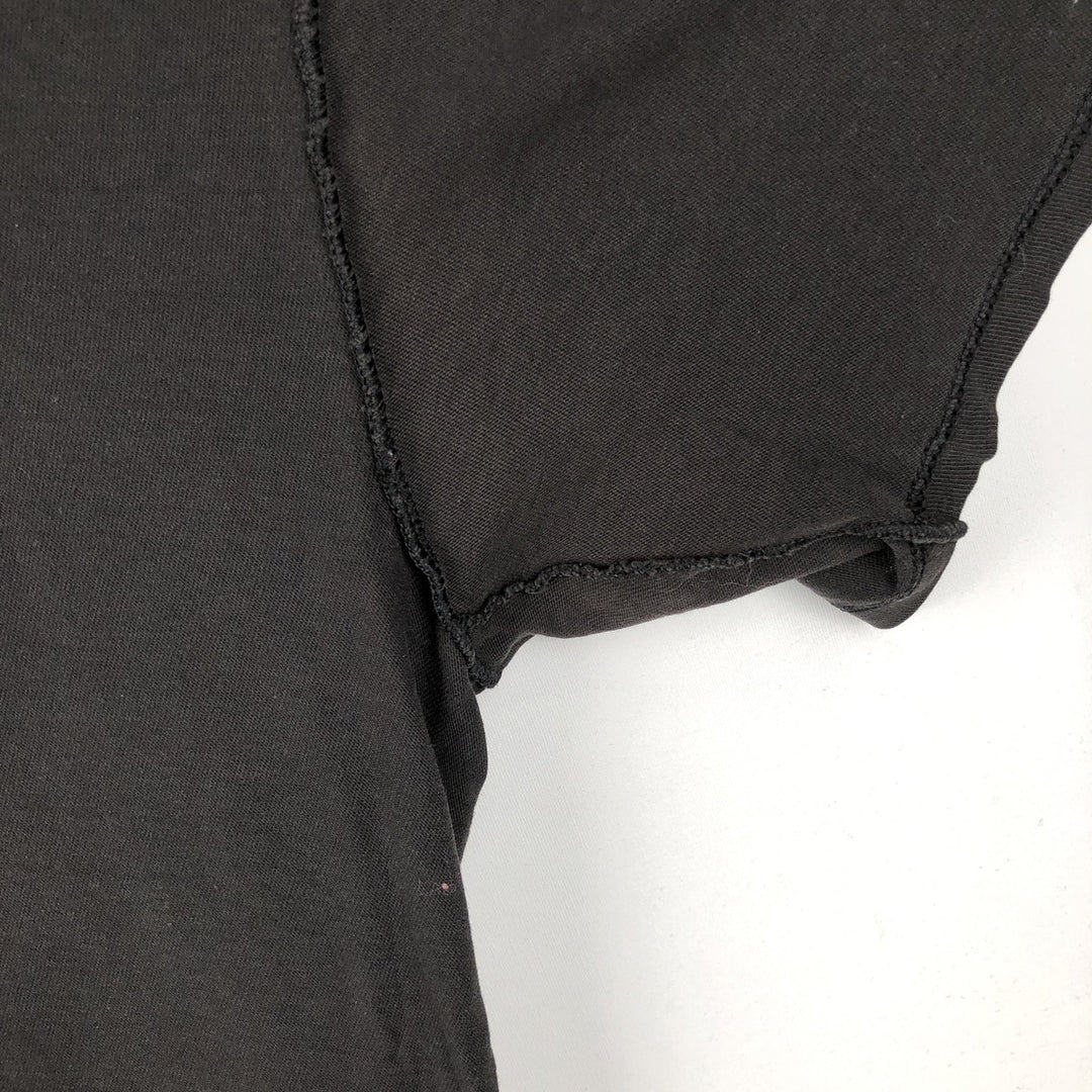 Stussy short-sleeved printed T-shirt, men's size L (approx.) cotton black type Vintage Second Hand