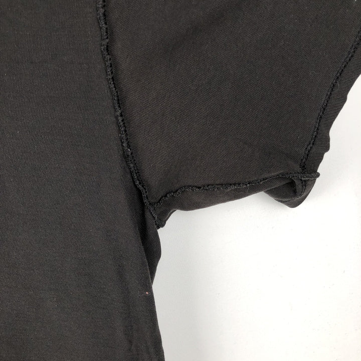 Stussy short-sleeved printed T-shirt, men's size L (approx.) cotton black type Vintage Second Hand