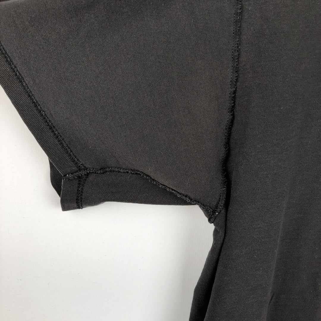 Stussy short-sleeved printed T-shirt, men's size L (approx.) cotton black type Vintage Second Hand