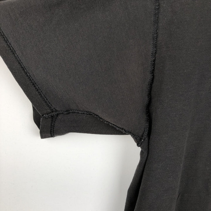 Stussy short-sleeved printed T-shirt, men's size L (approx.) cotton black type Vintage Second Hand