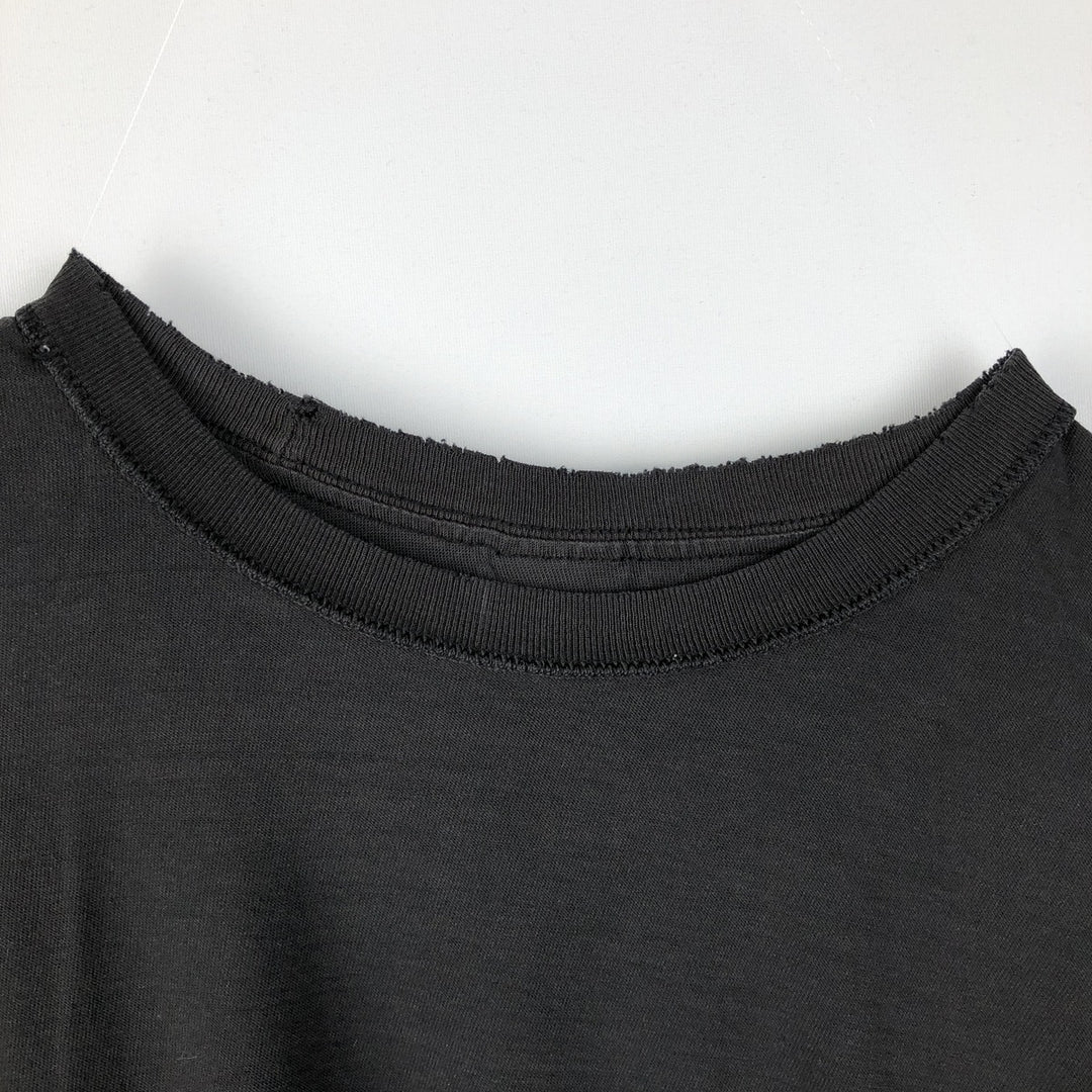 Stussy short-sleeved printed T-shirt, men's size L (approx.) cotton black type Vintage Second Hand