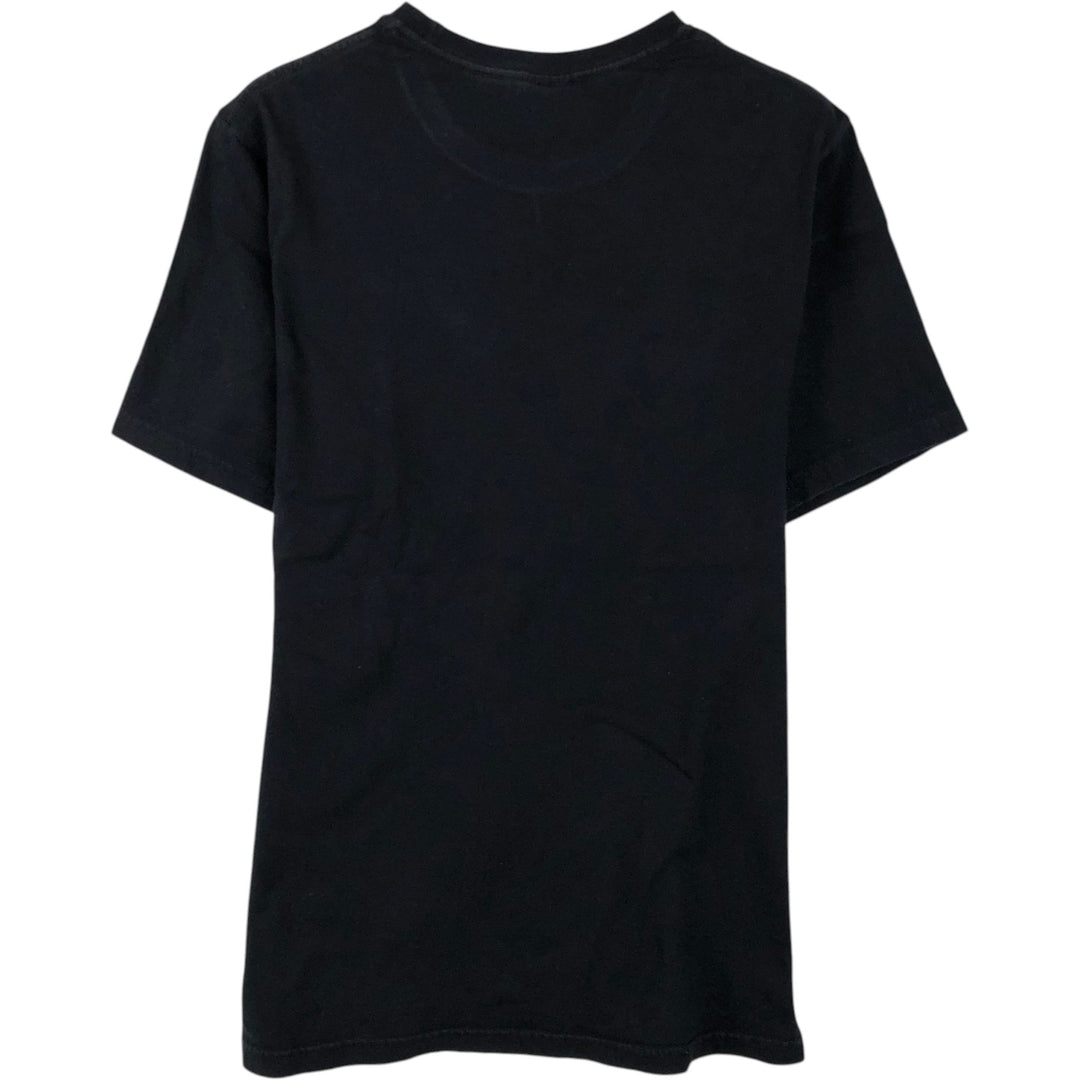 STUSSY surf skate T-shirt, size S for men cotton black type Vintage Second Hand