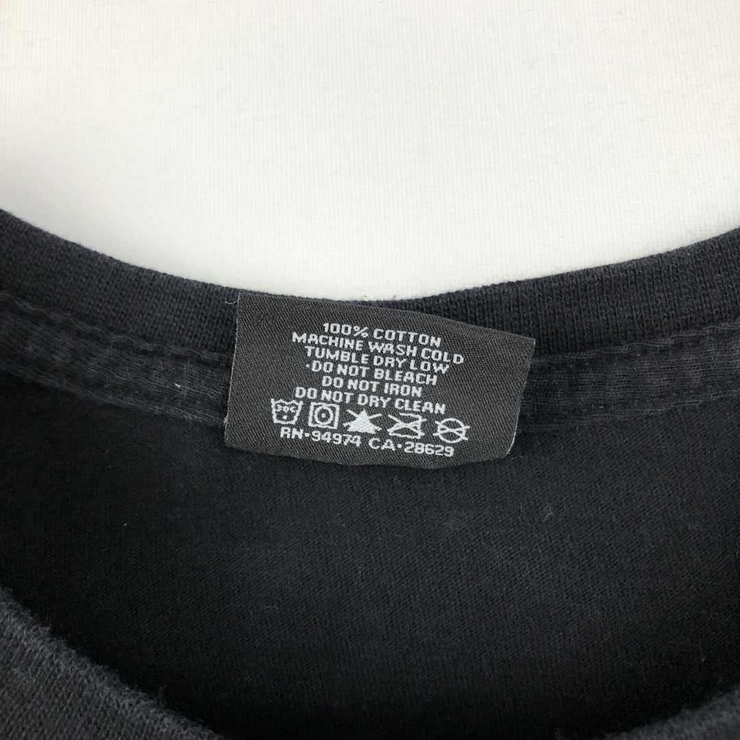 STUSSY surf skate T-shirt, size S for men cotton black type Vintage Second Hand