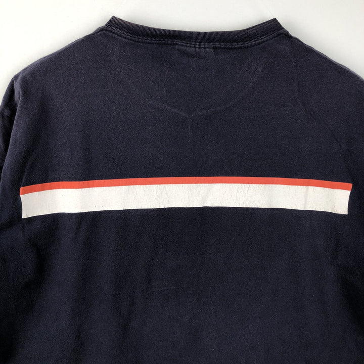 Ralph Lauren POLO SPORT Short-Sleeve Logo T-Shirt, Men's Size M (approx.) cotton navy blue type Vintage Second Hand