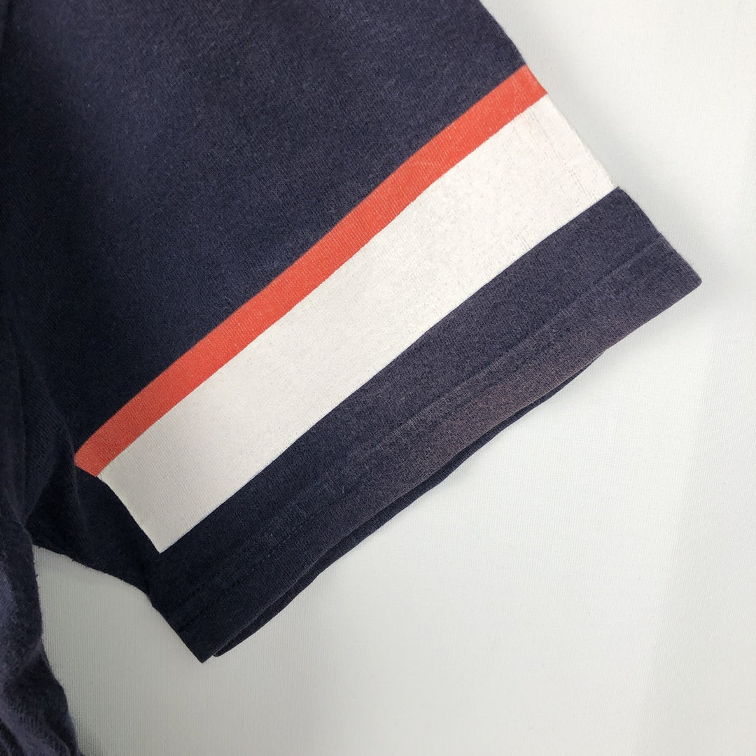 Ralph Lauren POLO SPORT Short-Sleeve Logo T-Shirt, Men's Size M (approx.) cotton navy blue type Vintage Second Hand