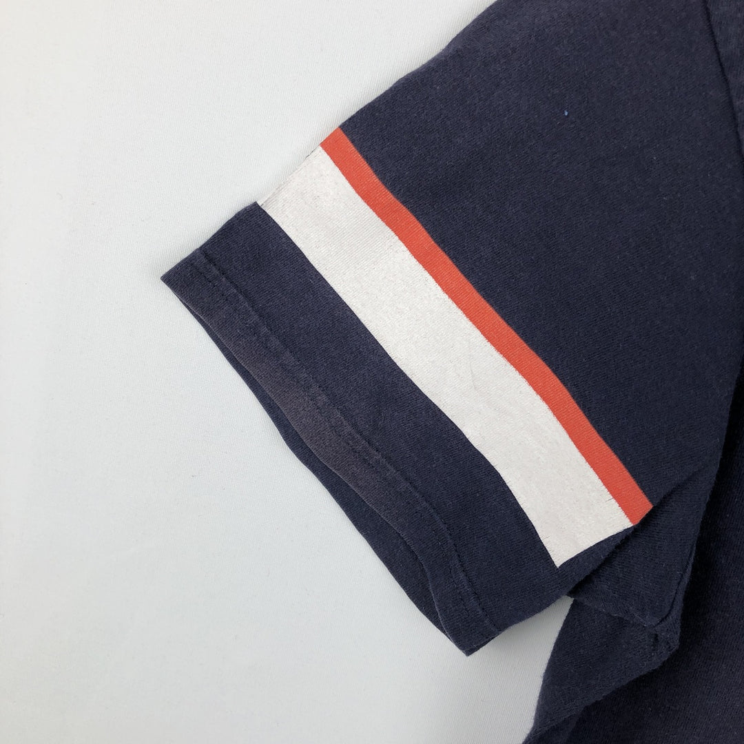 Ralph Lauren POLO SPORT Short-Sleeve Logo T-Shirt, Men's Size M (approx.) cotton navy blue type Vintage Second Hand