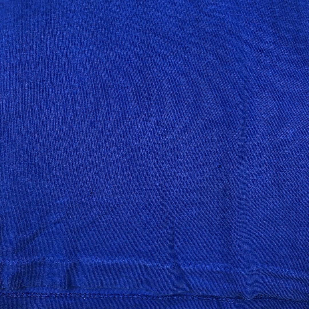 Ralph Lauren POLO RALPH LAUREN Polo Bear Short-Sleeve Printed T-Shirt, Men's Size L (approx.) cotton blue type Vintage Second Hand
