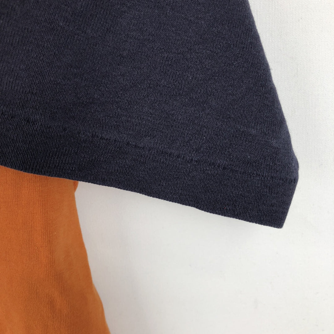 Ralph Lauren POLO JEANS COMPANY Short-Sleeve Logo T-Shirt, Men's Size L (approx.) cotton orange type Vintage Second Hand