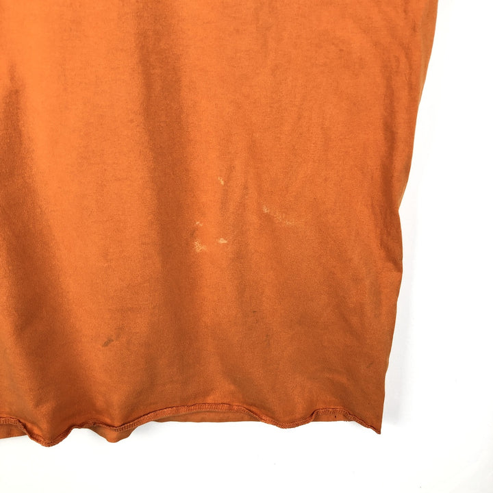 Ralph Lauren POLO JEANS COMPANY Short-Sleeve Logo T-Shirt, Men's Size L (approx.) cotton orange type Vintage Second Hand
