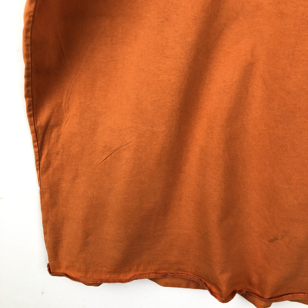 Ralph Lauren POLO JEANS COMPANY Short-Sleeve Logo T-Shirt, Men's Size L (approx.) cotton orange type Vintage Second Hand